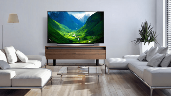 اندازه میز تلویزیون چقدر باشد خوب است؟