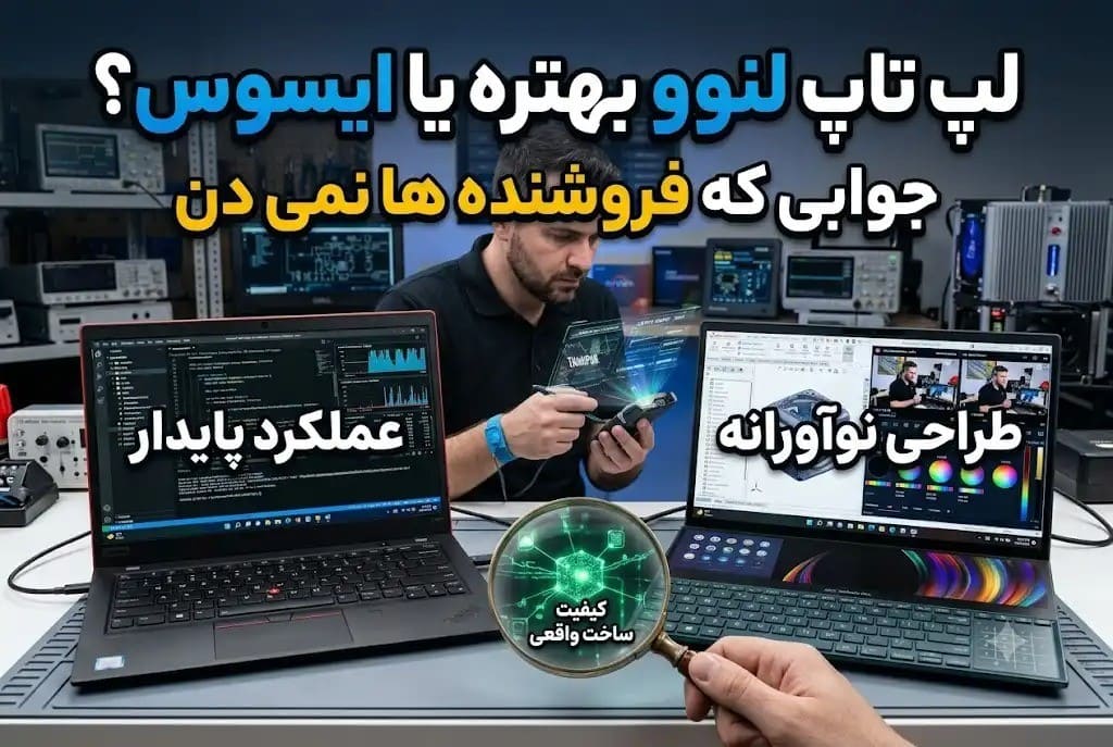 لپ تاپ لنوو بهتره یا ایسوس؟ جوابی که فروشنده ها نمی دن