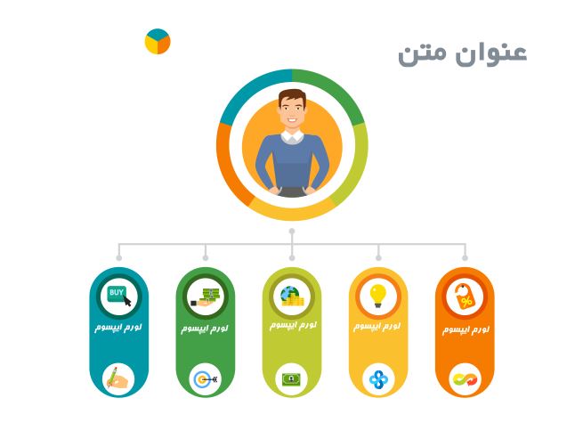 پکیج عالی 6 اینفوگرافیک لایه باز جذاب