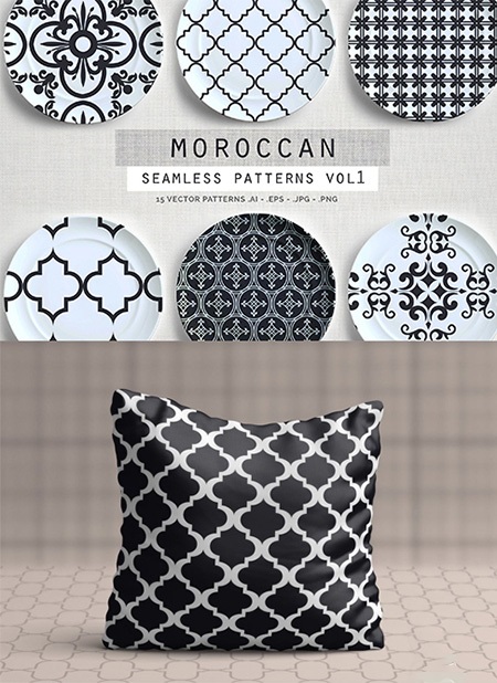 پترن های ساده مراکشی (+ وکتور )