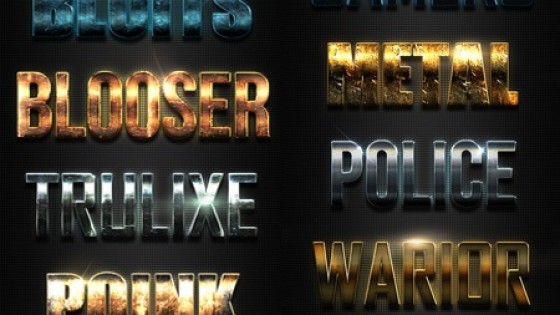 ۱۰ استایل رایج و جدید فتوشاپ