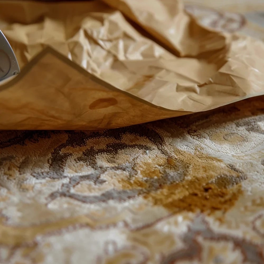 نحوه پاک کردن موم شمع از روی فرش نحوه پاک کردن موم شمع از روی فرش