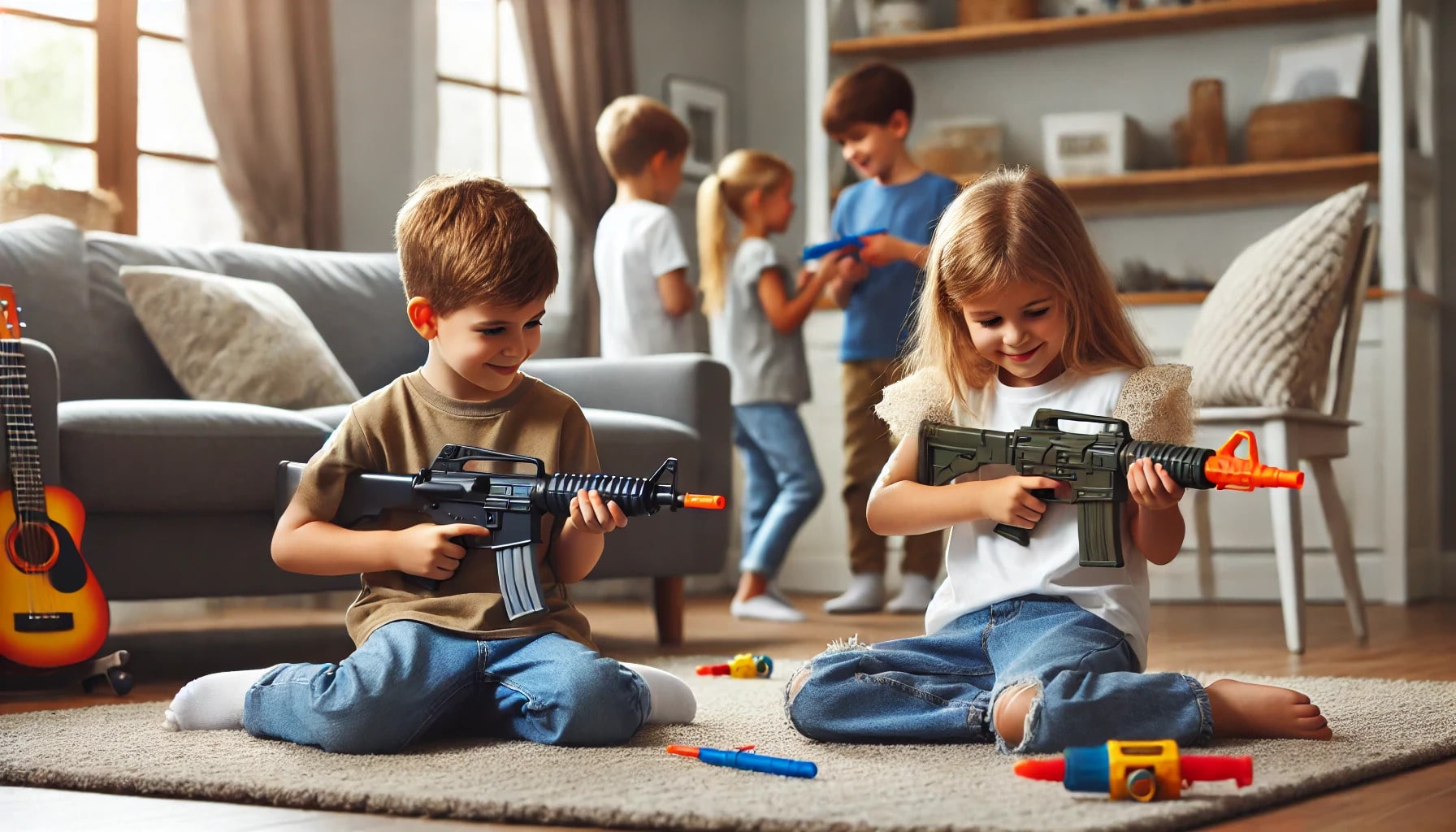 تأثیر تفنگ‌های اسباب‌بازی بر توسعه مهارت‌های حرکتی کودکان