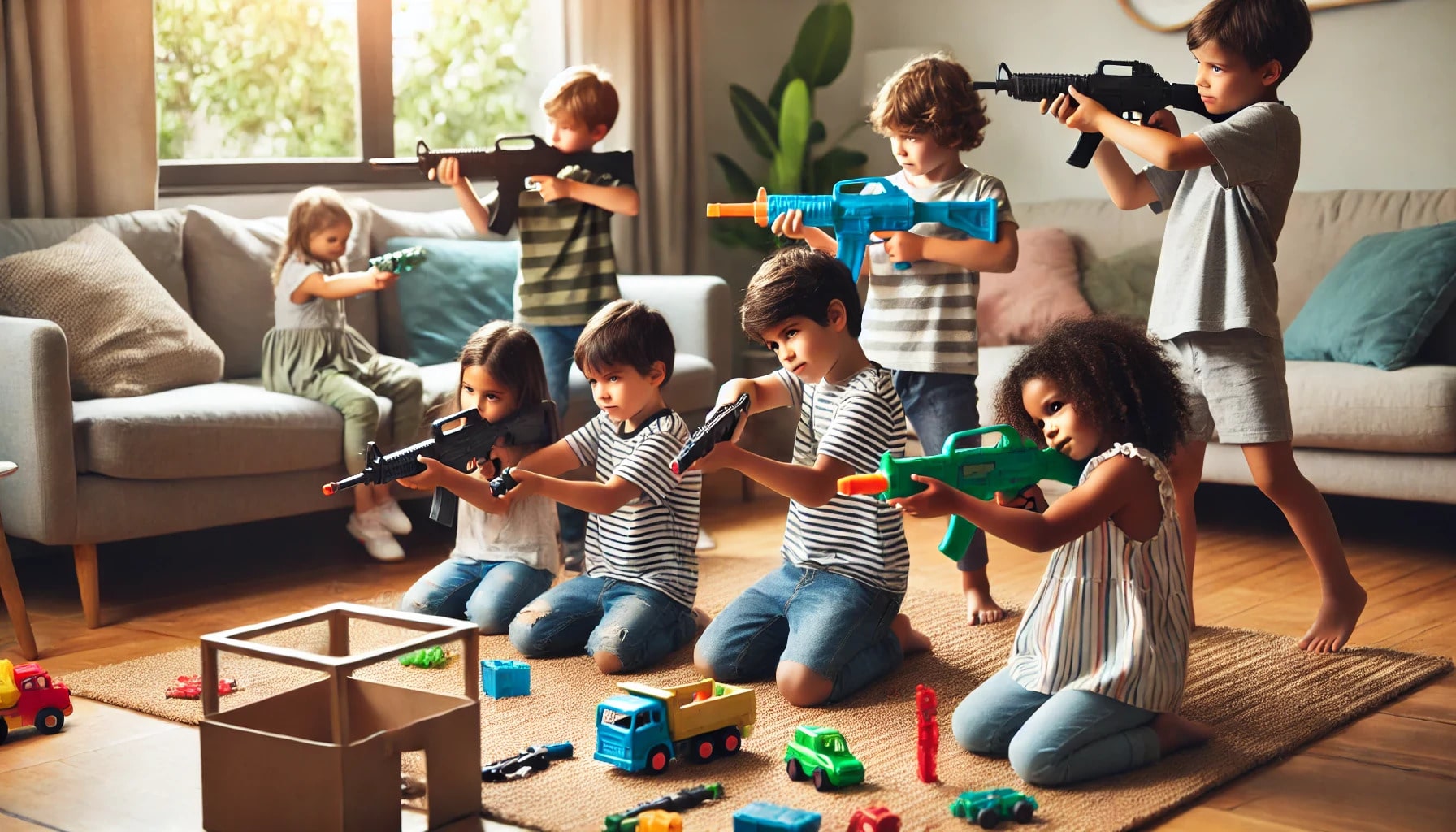 تأثیر تفنگ‌های اسباب‌بازی بر توسعه مهارت‌های حرکتی کودکان