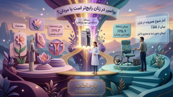 بواسیر در زنان رایج‌تر است یا مردان؟ بررسی آمارها، علل و بهترین روش درمان