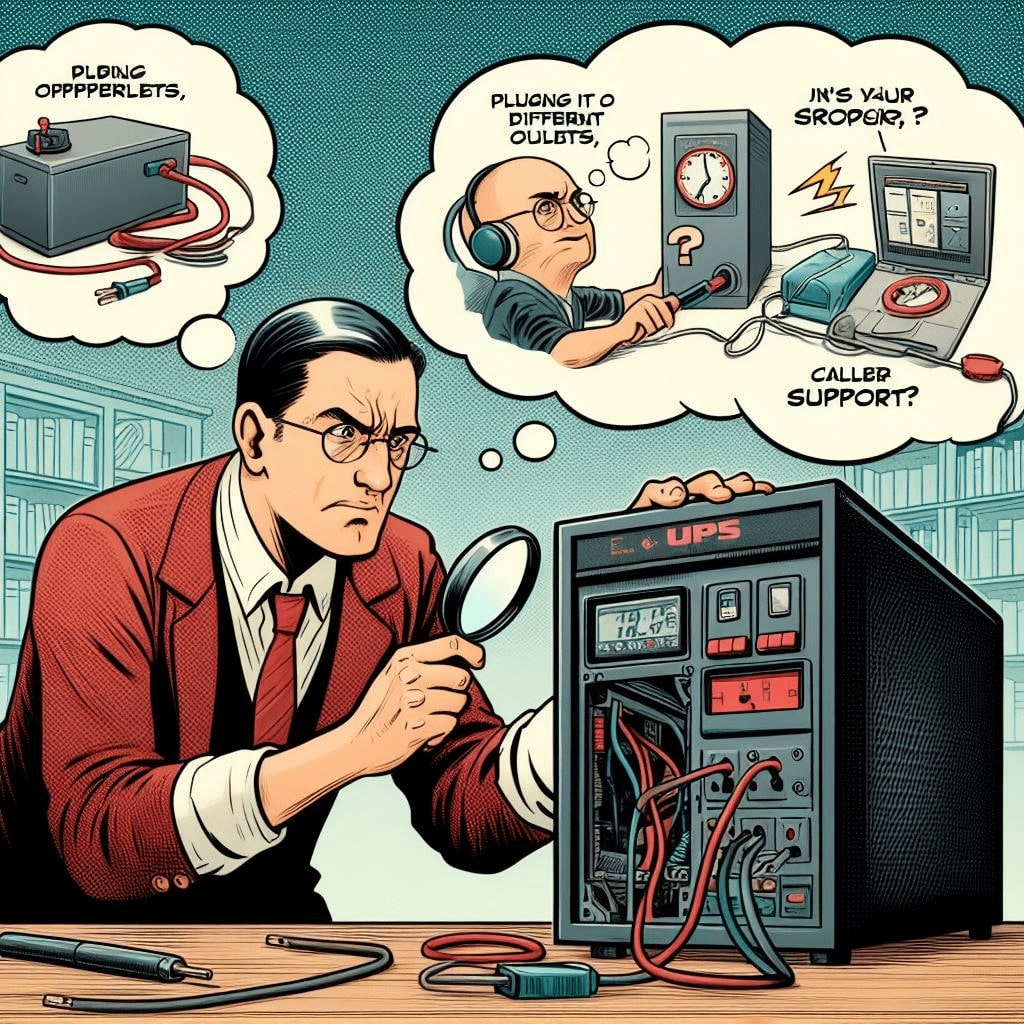 چرا باتری یو پی اس شارژ نمی‌شود ؟